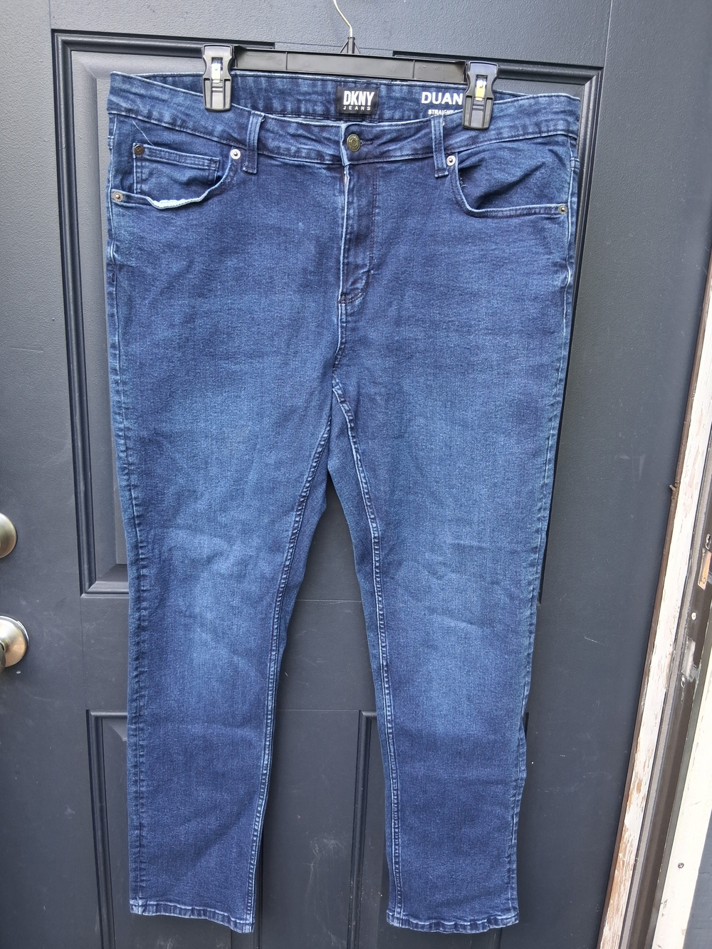 DKNY Men's Indigo Slim Straight Jeans